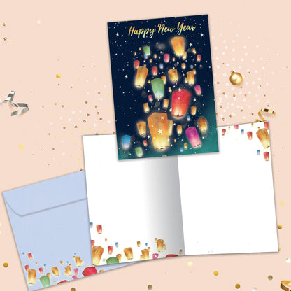Floating Lights New Year’s Card