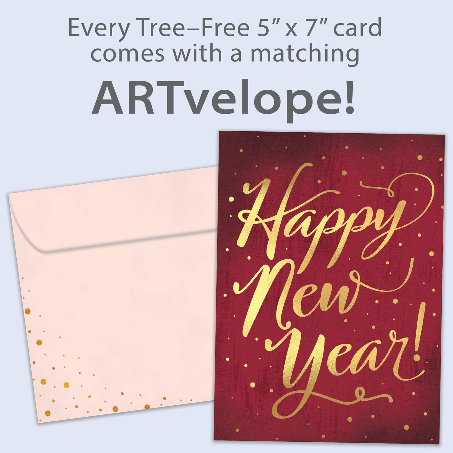 Golden New Year’s Card