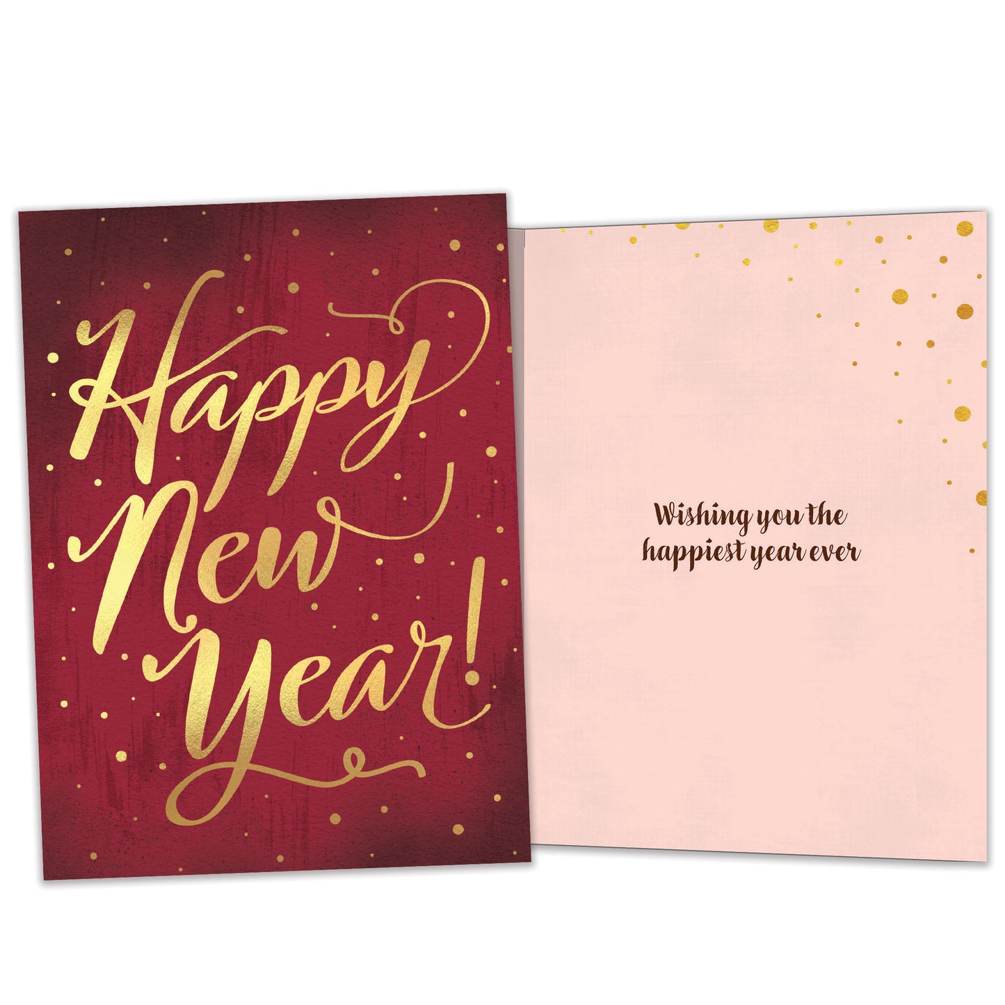 Golden New Year’s Card