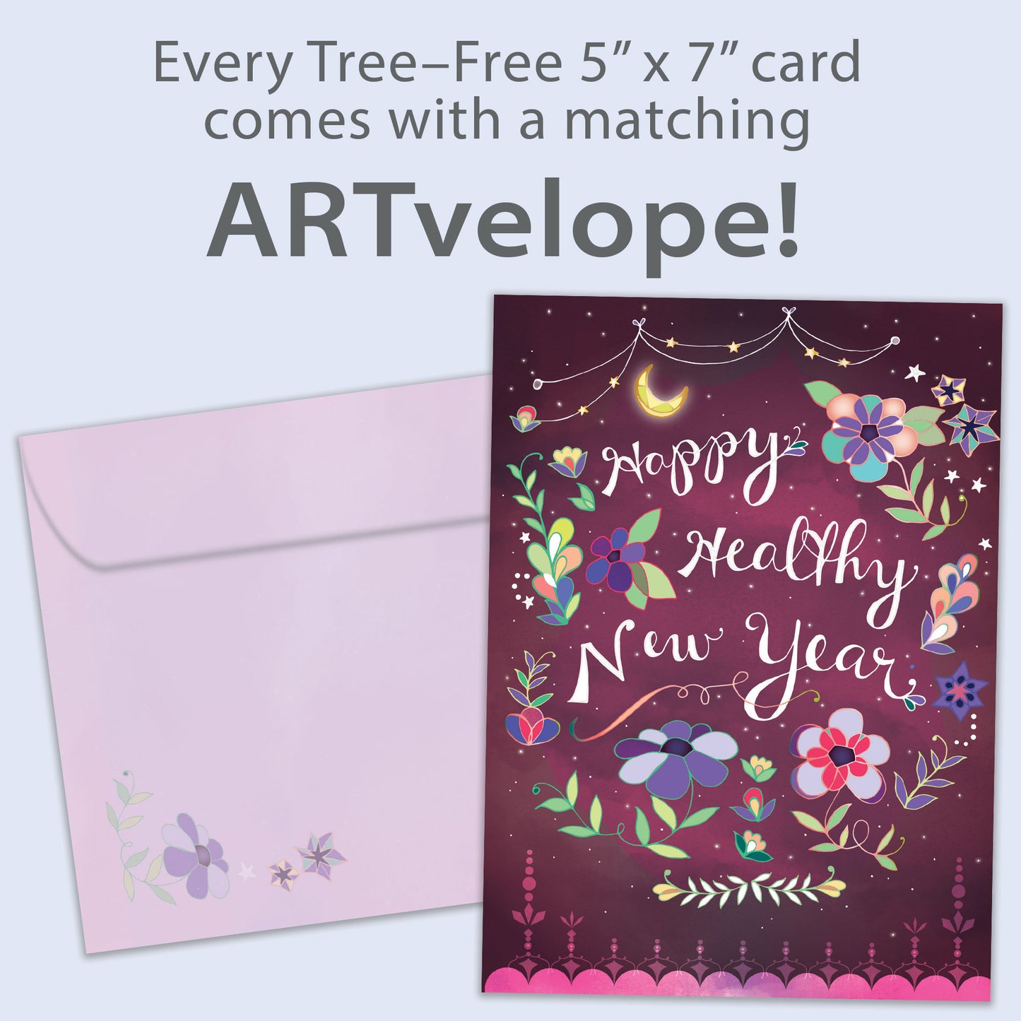 Starry Sky New Year New Year’s Card