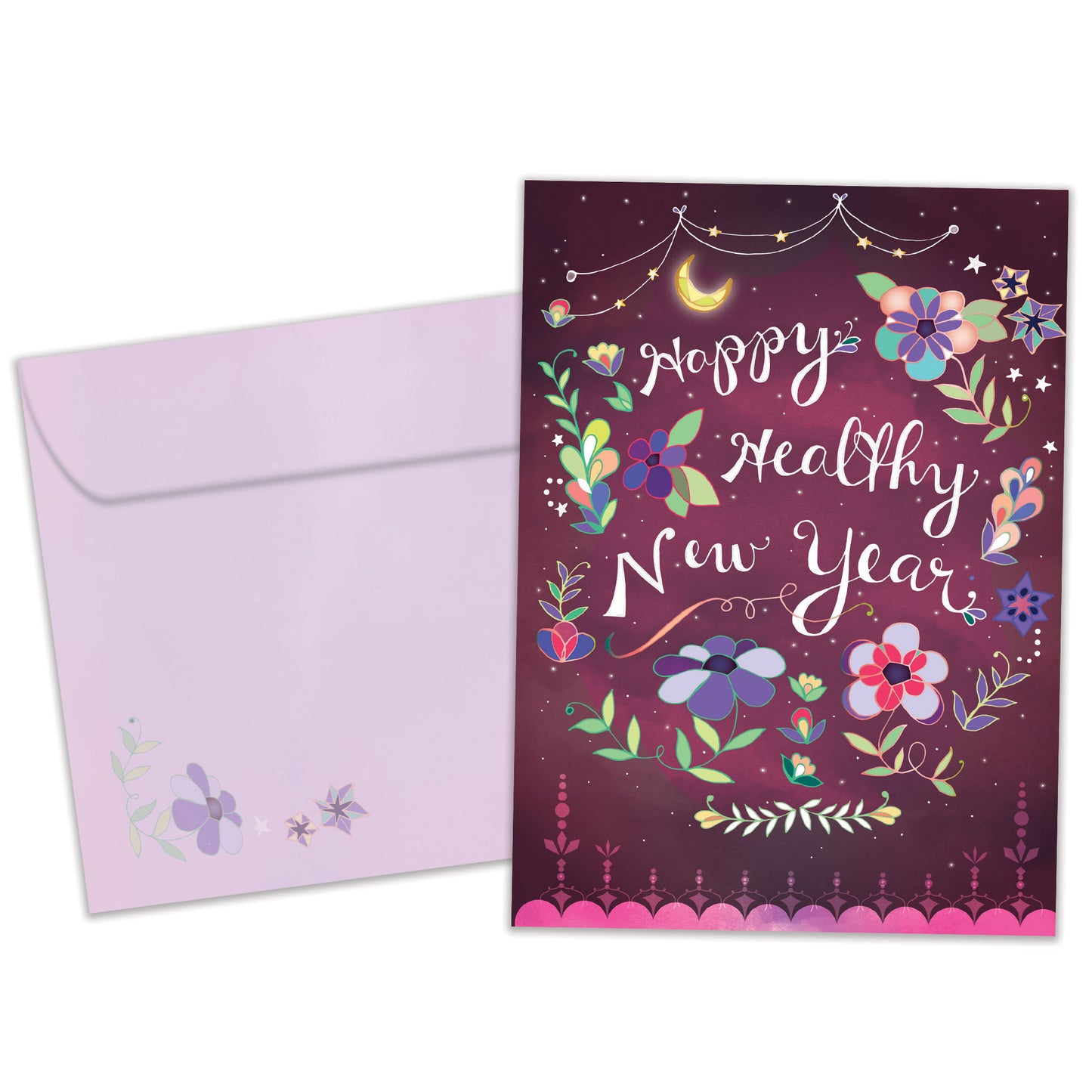 Starry Sky New Year New Year’s Card