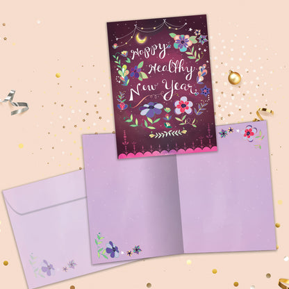 Starry Sky New Year New Year’s Card