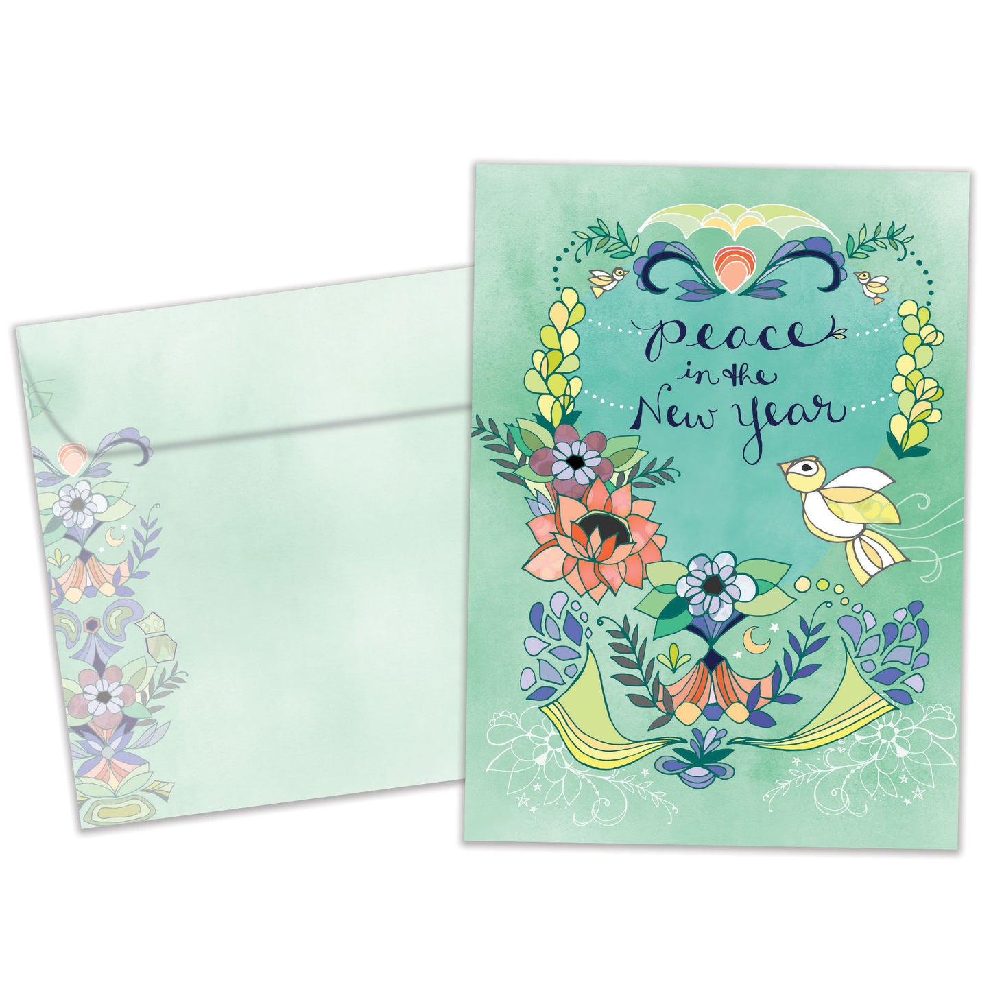 Peace In The New Year New Year’s Card
