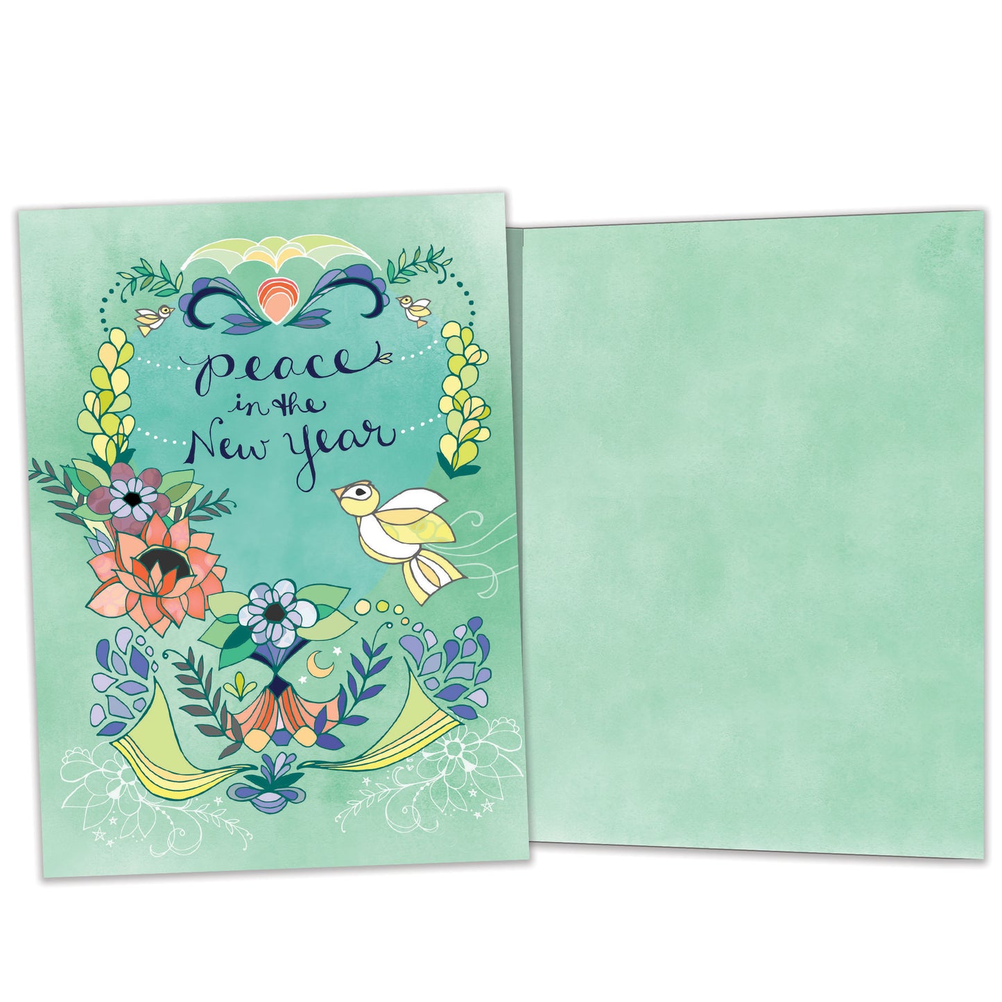 Peace In The New Year New Year’s Card