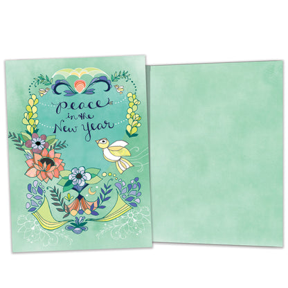 Peace In The New Year New Year’s Card