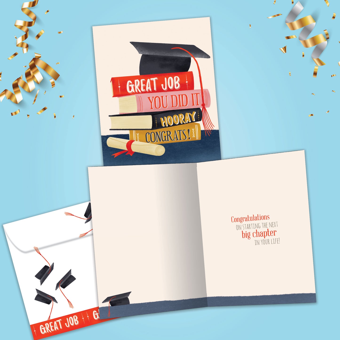 Hooray Congrats Graduation Card