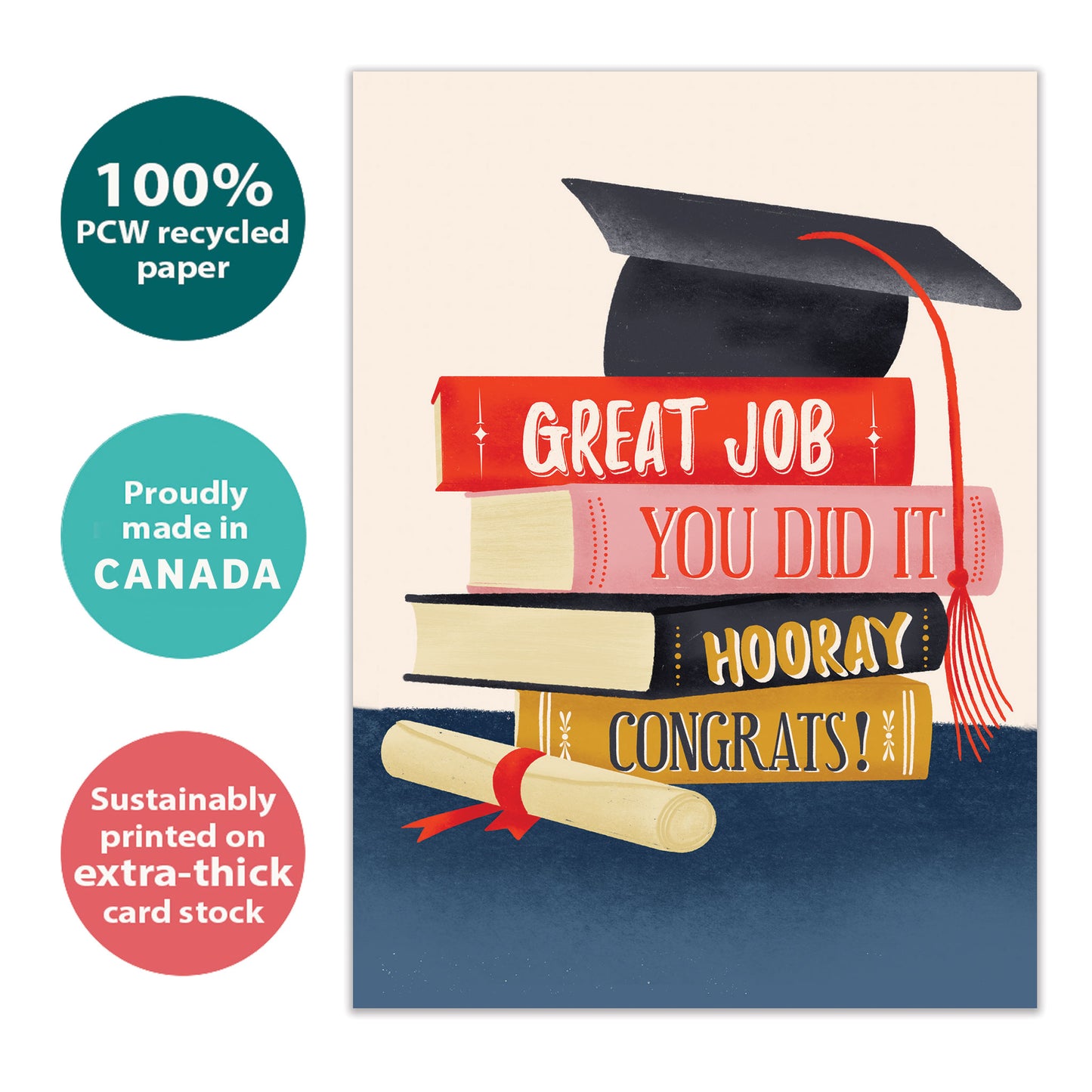 Hooray Congrats Graduation Card