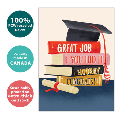 Hooray Congrats Graduation Card