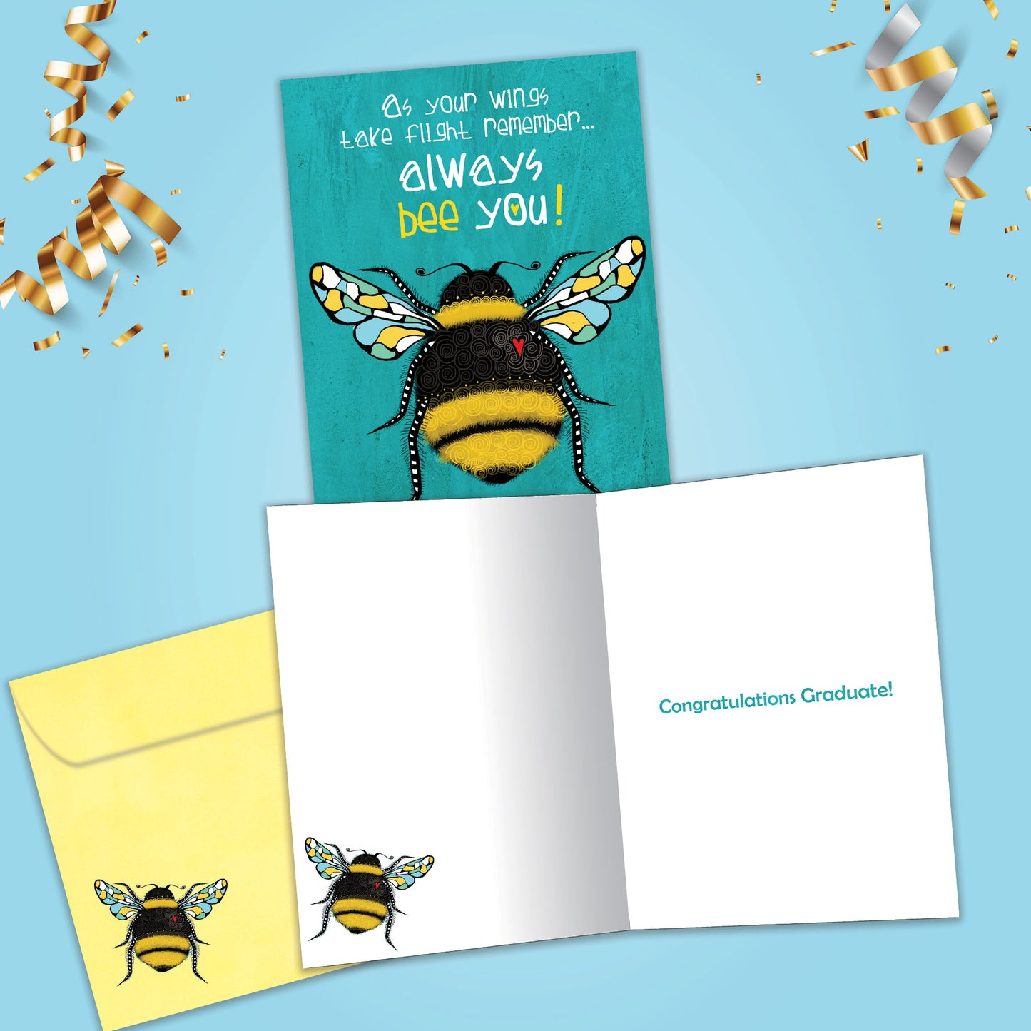 Bee You Graduation Card