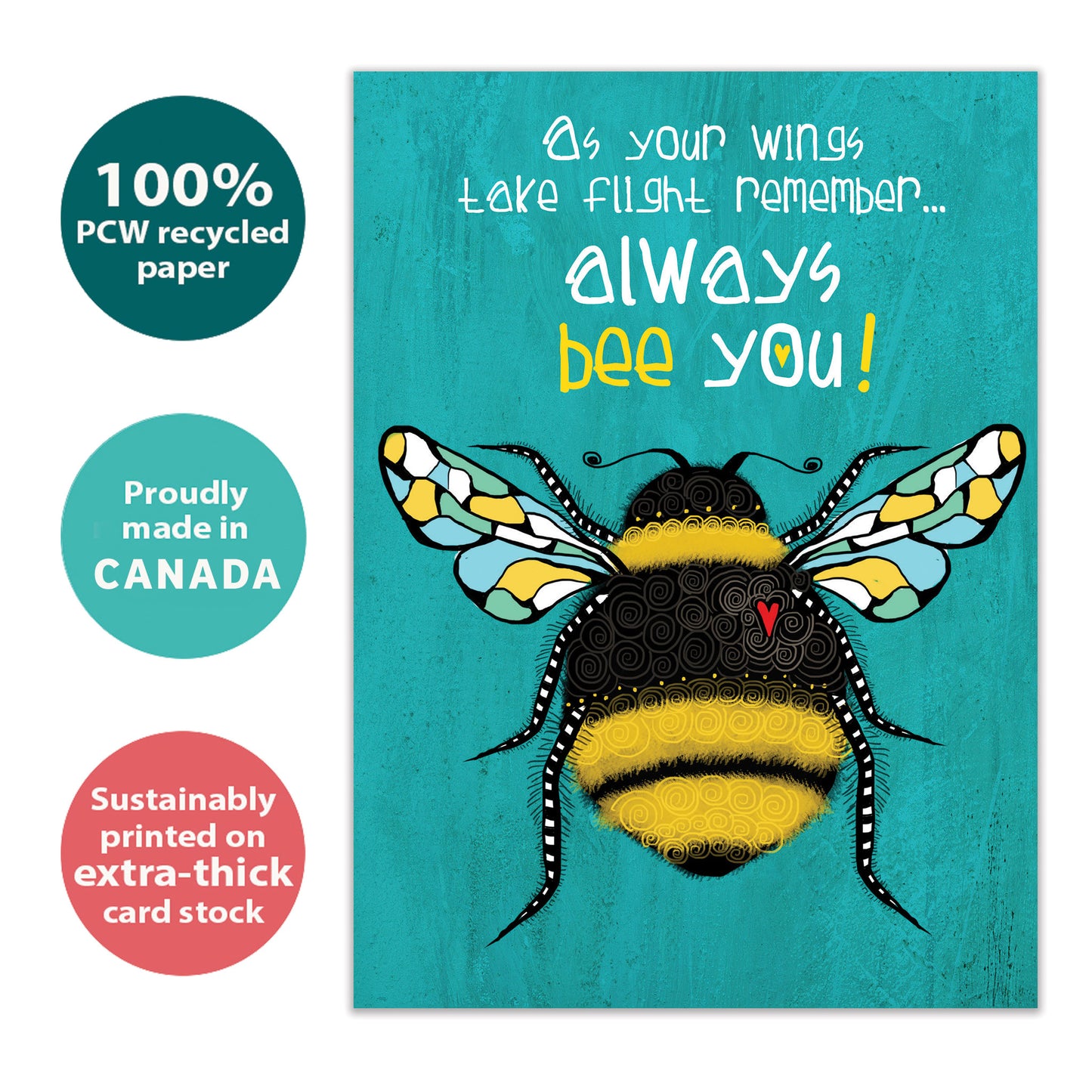 Bee You Graduation Card
