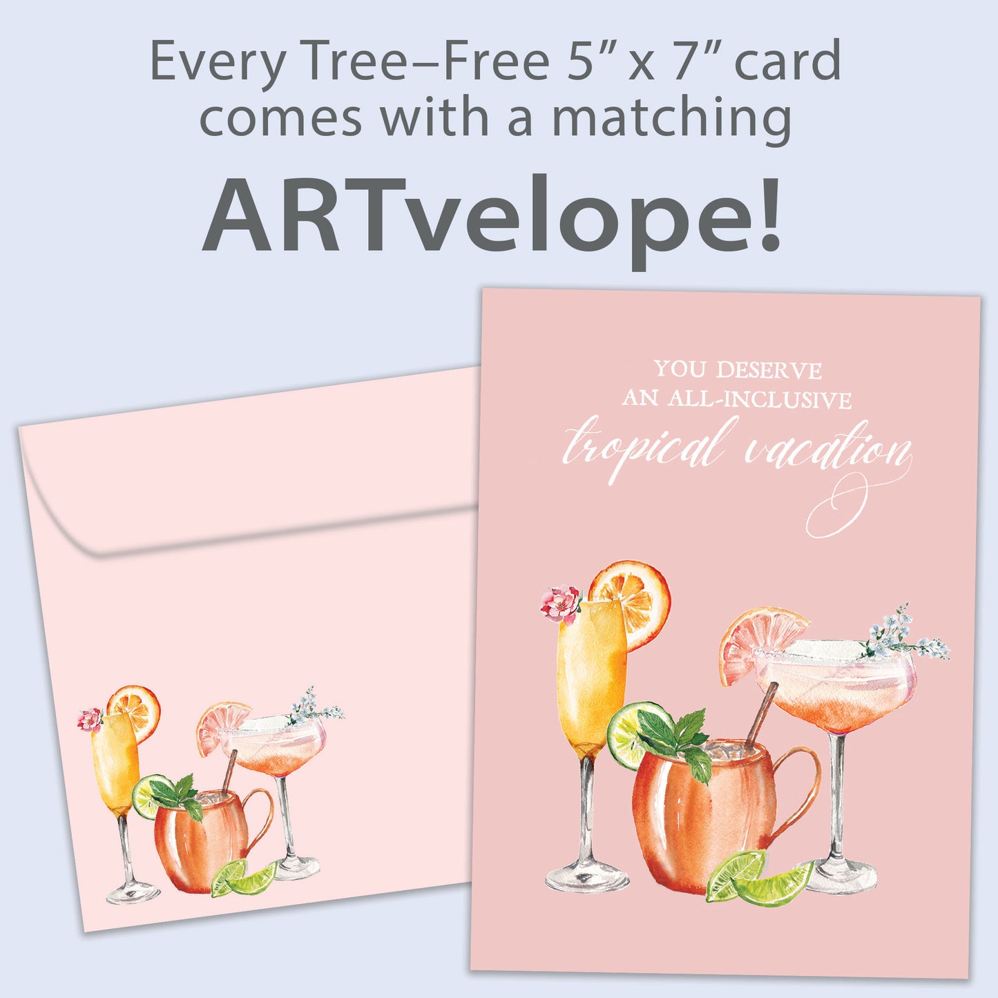 Tropical Vacation Mother’s Day Card