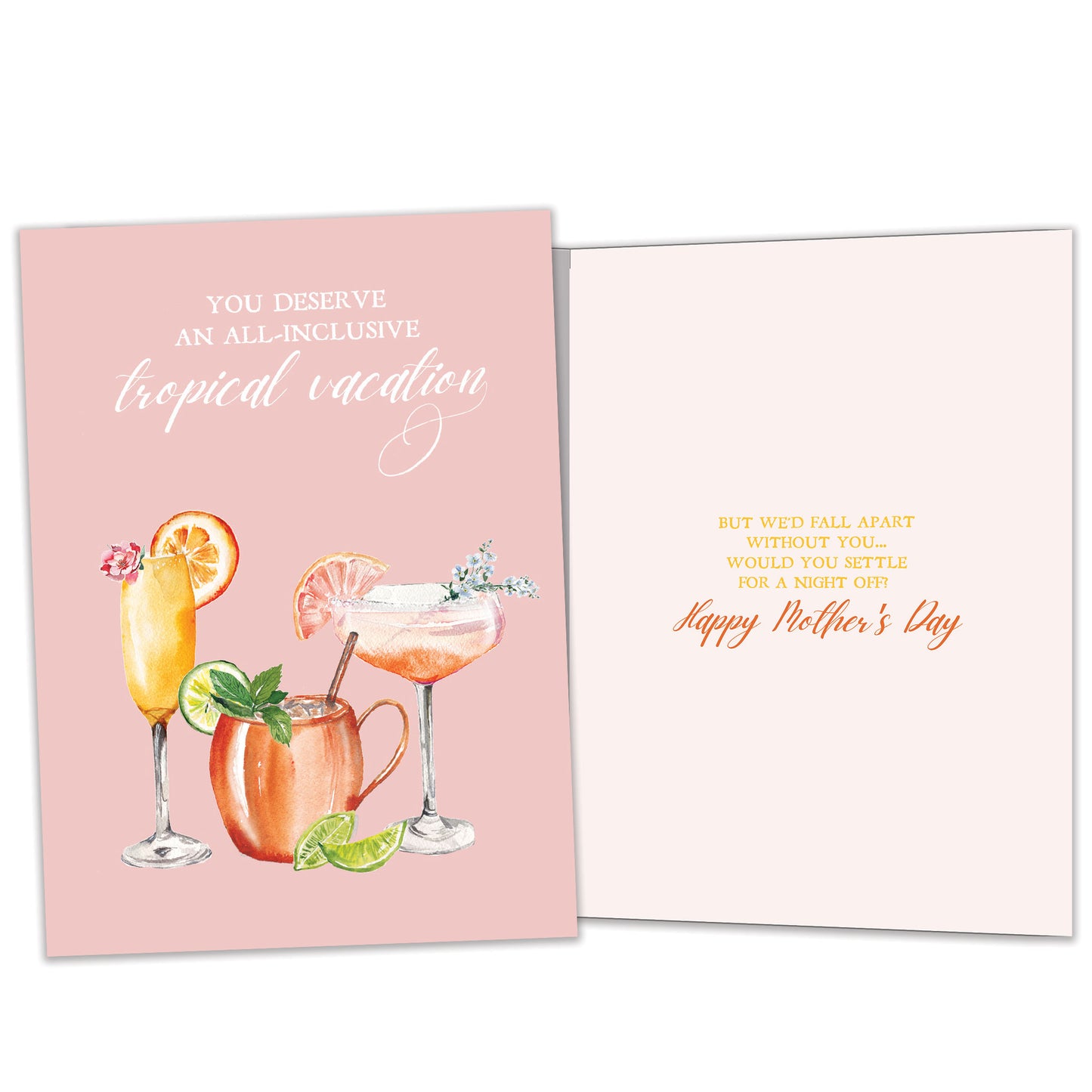 Tropical Vacation Mother’s Day Card