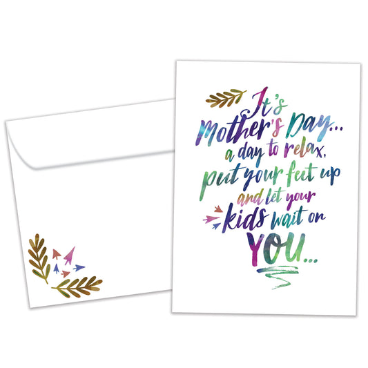 Feet Up Mother’s Day Card