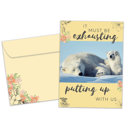 Exhausted Mother’s Day Card