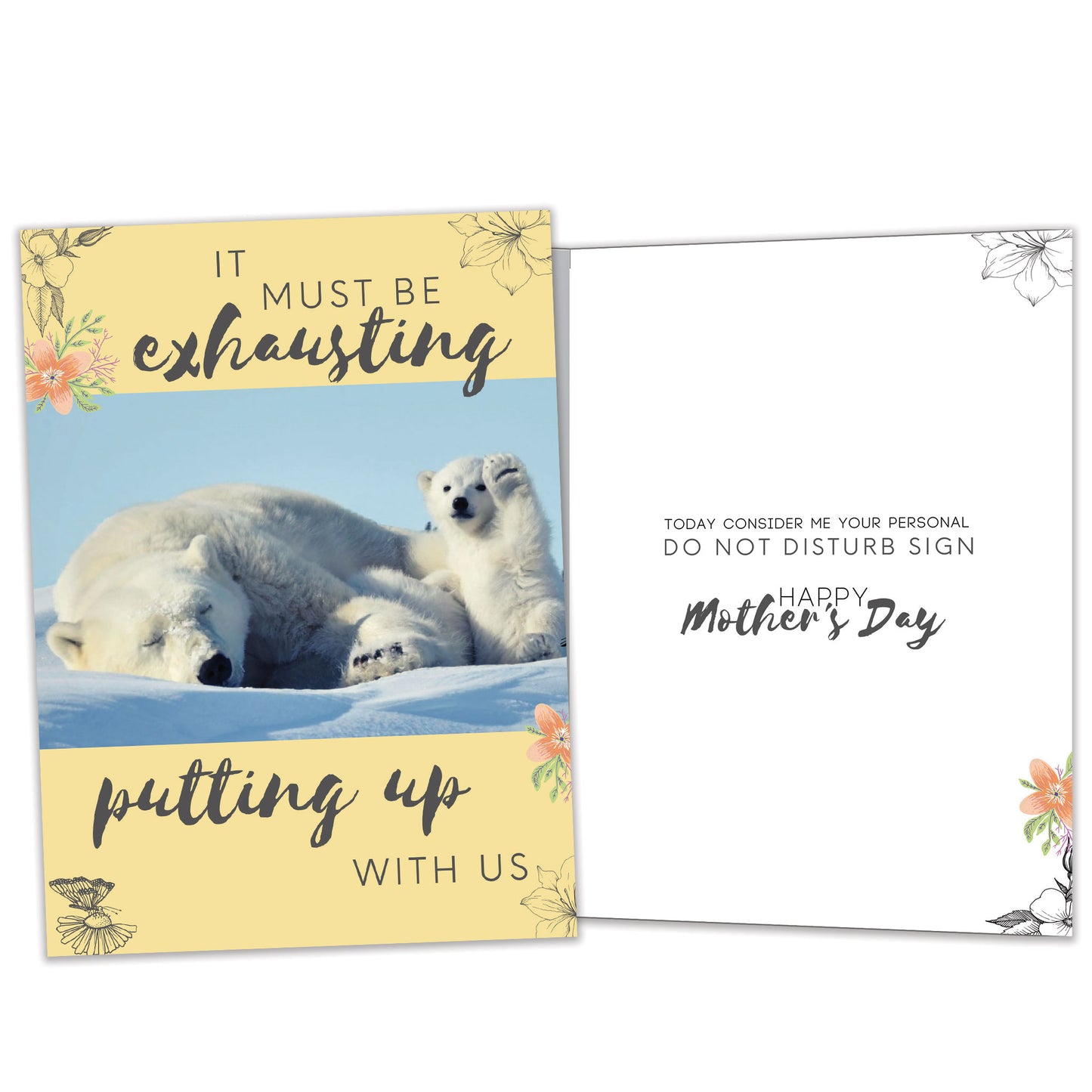 Exhausted Mother’s Day Card