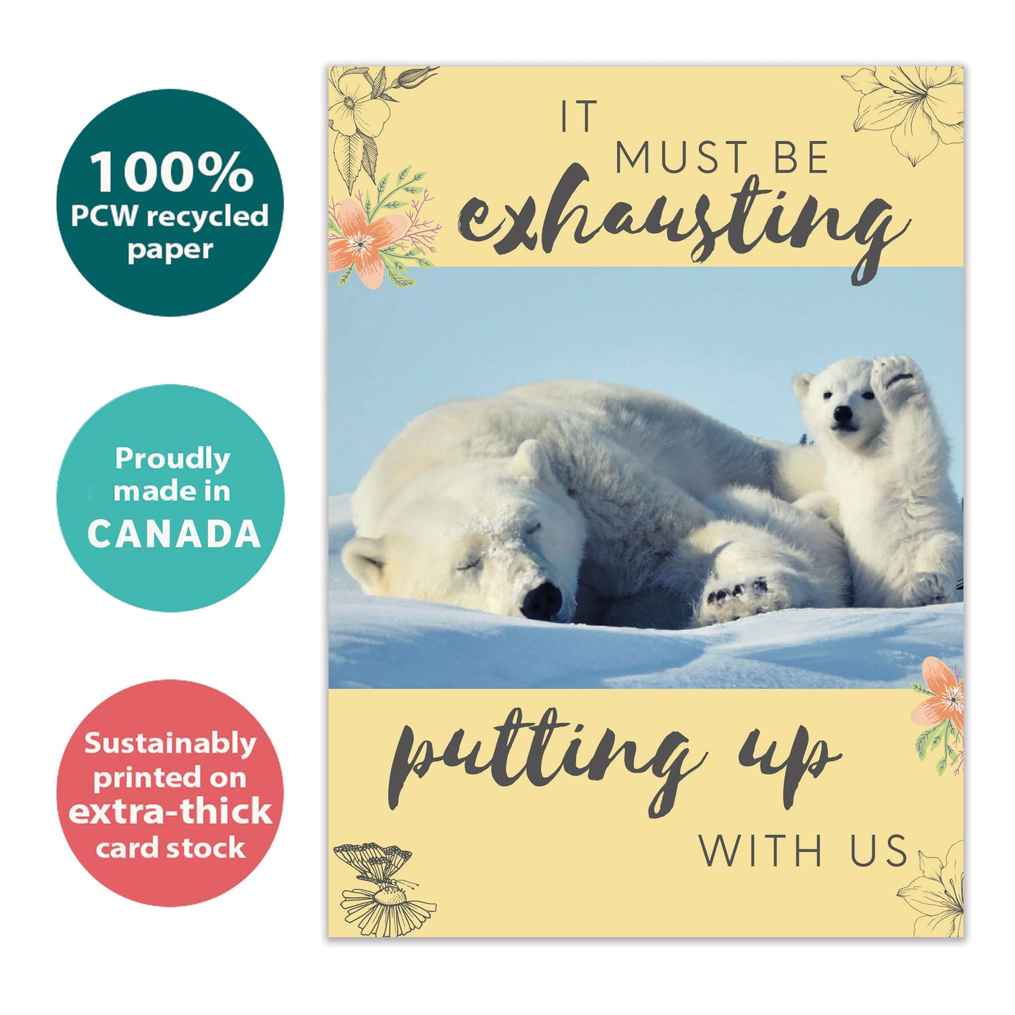 Exhausted Mother’s Day Card