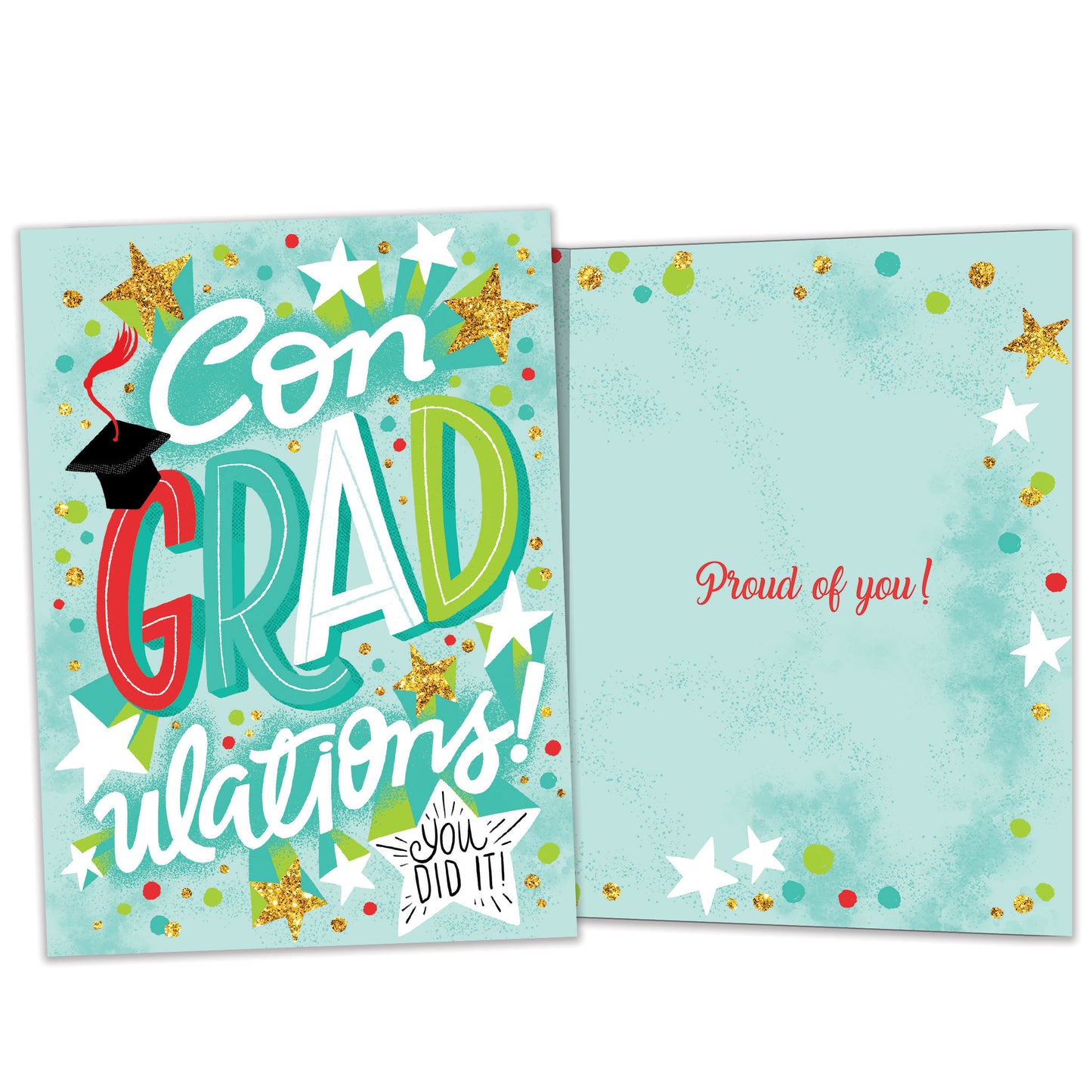 Proud Of You Graduation Card