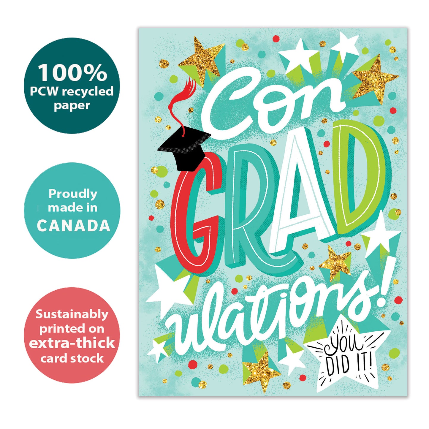 Proud Of You Graduation Card
