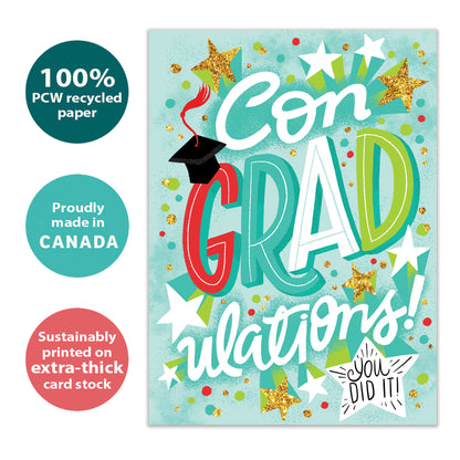 Proud Of You Graduation Card