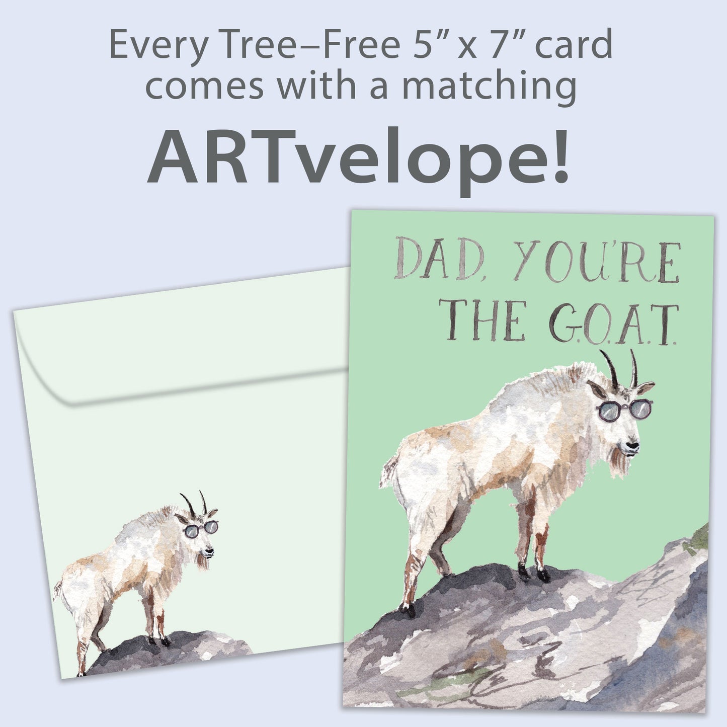 GOAT Dad Father's Day Card