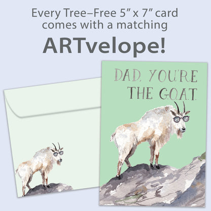 GOAT Dad Father's Day Card