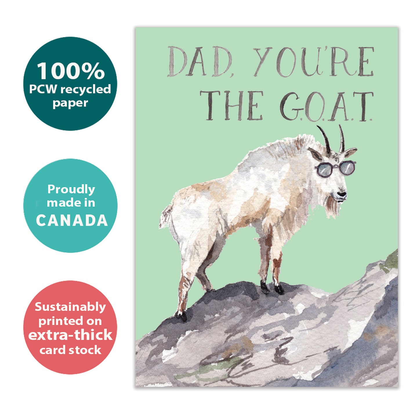 GOAT Dad Father's Day Card