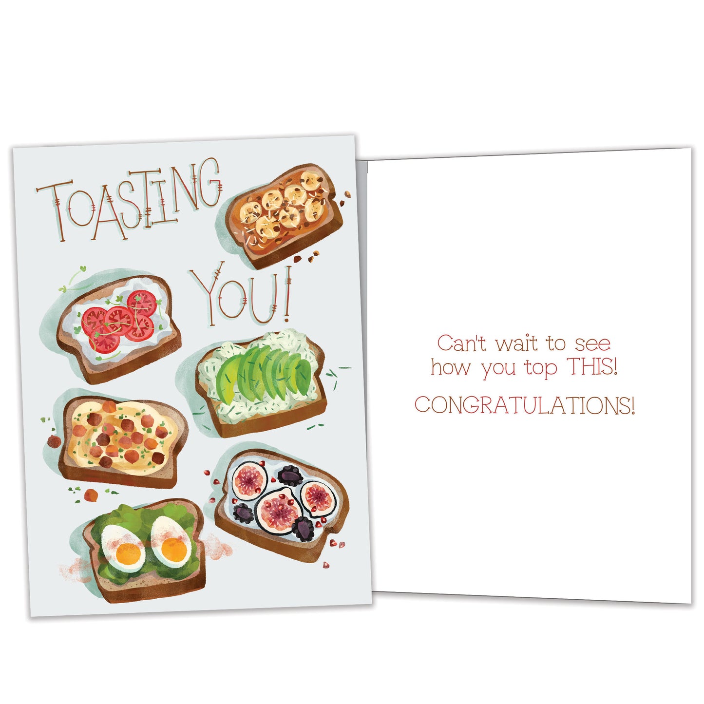 Toasting You Graduation Card