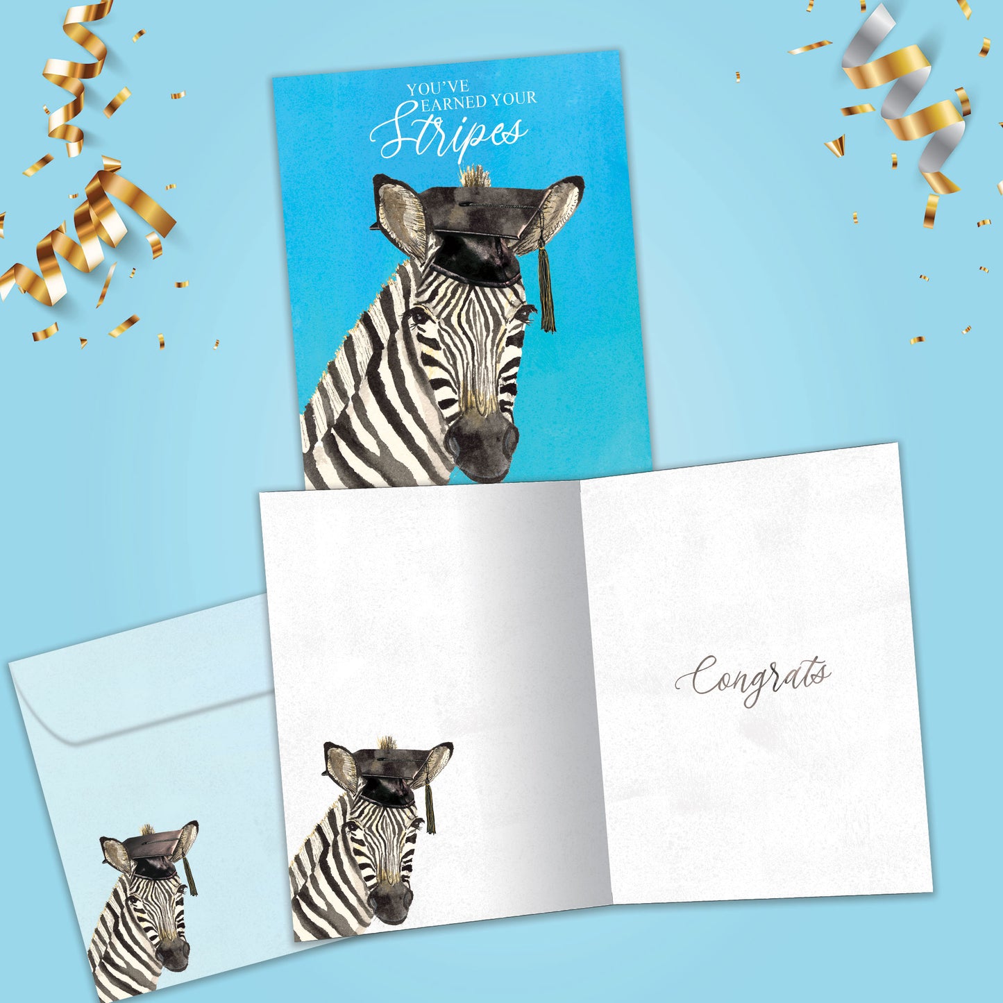 Earned Your Stripes Graduation Card