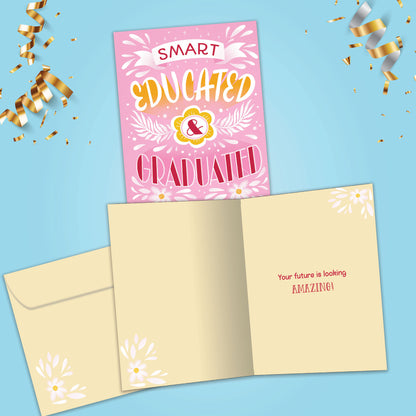 Smart and Educated Graduation Card