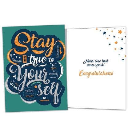 Stay True Graduation Card