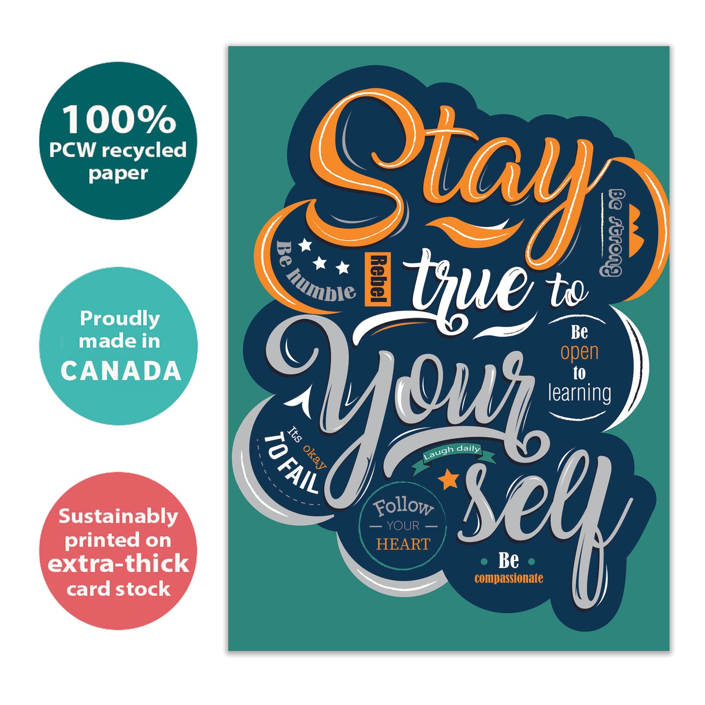 Stay True Graduation Card