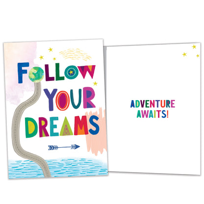 Follow Dreams Graduation Card