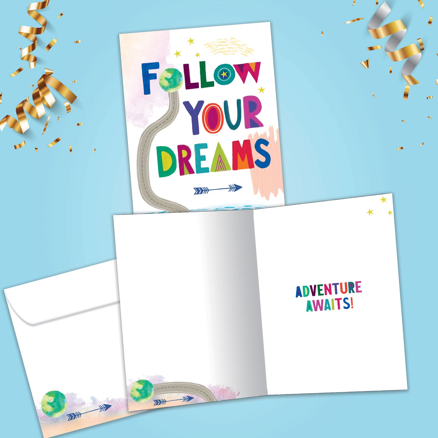 Follow Dreams Graduation Card