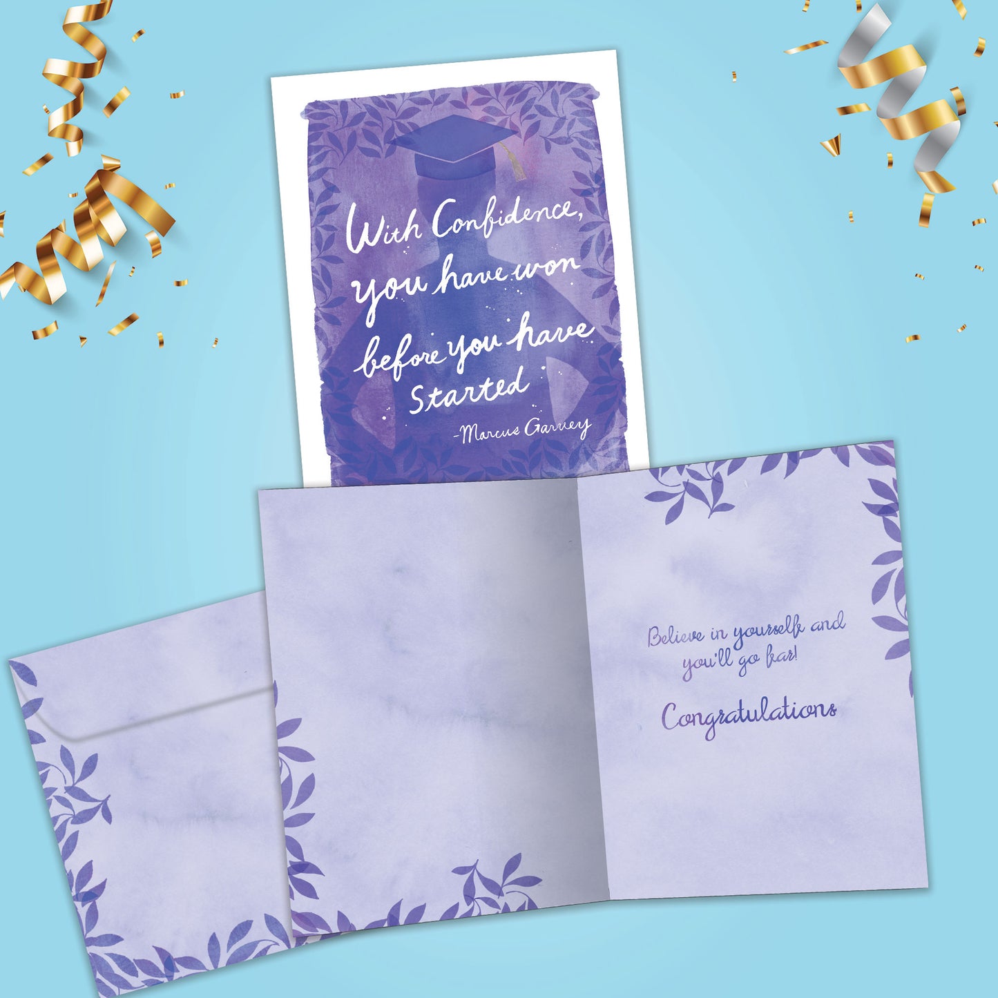 With Confidence Graduation Card