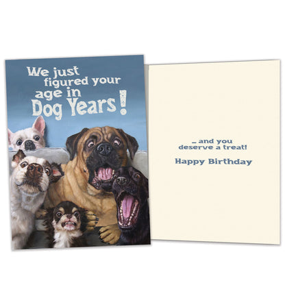 Dog Years Birthday Card
