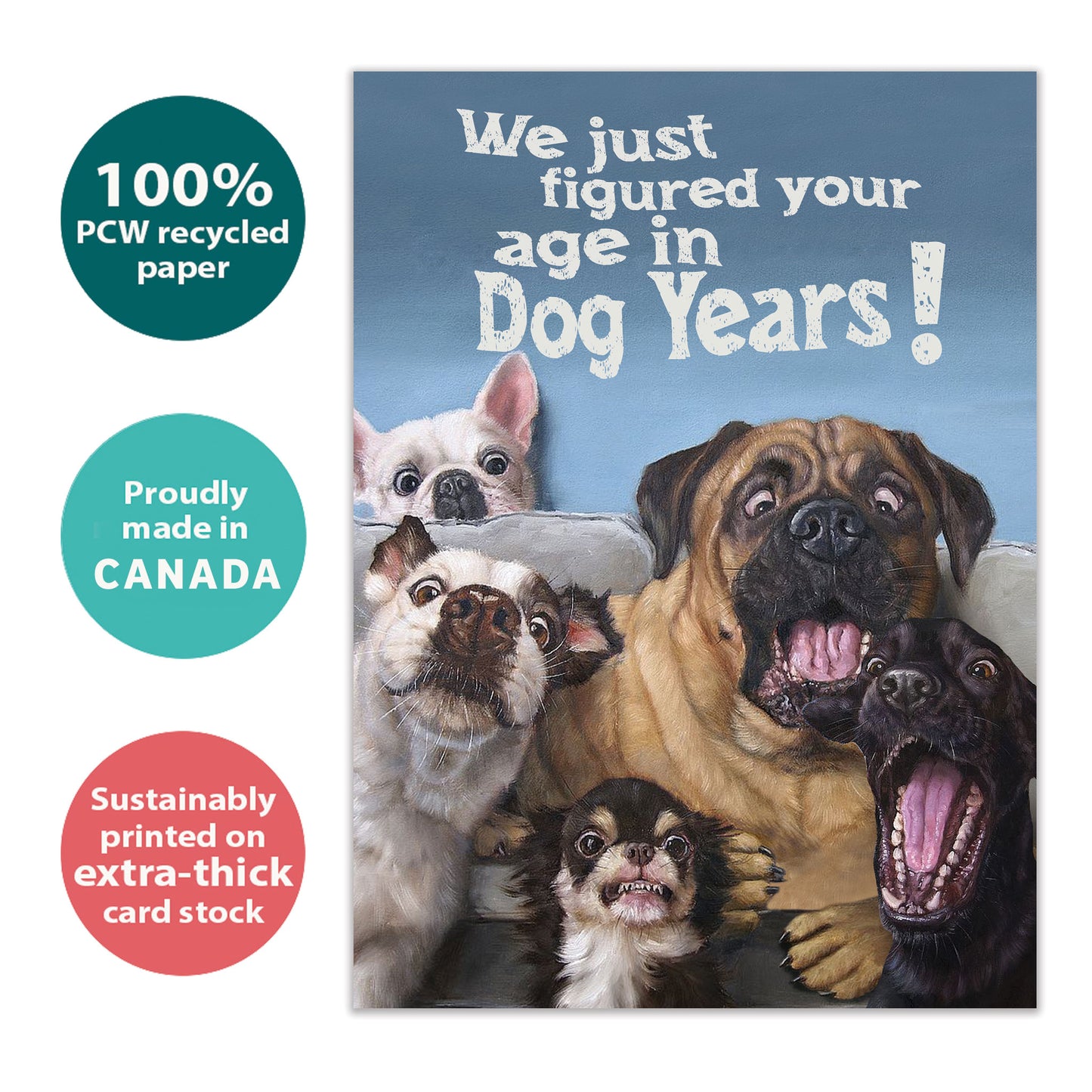 Dog Years Birthday Card