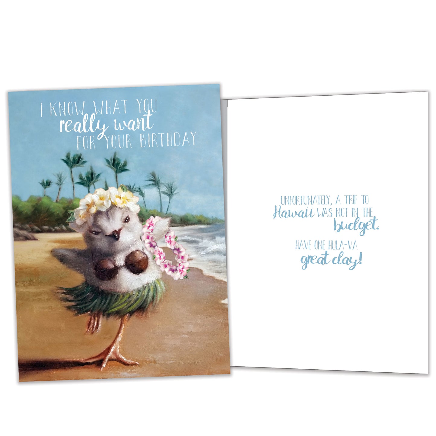 Hawaii Lei Birthday Card