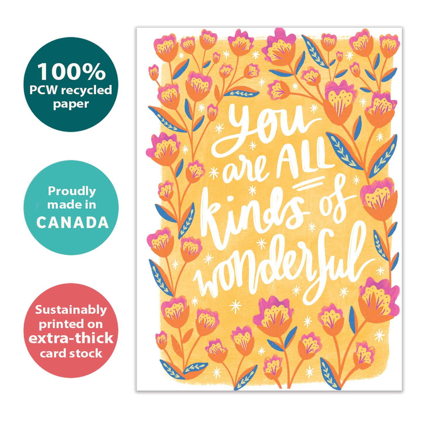 All Kinds of Wonderful Friendship Card