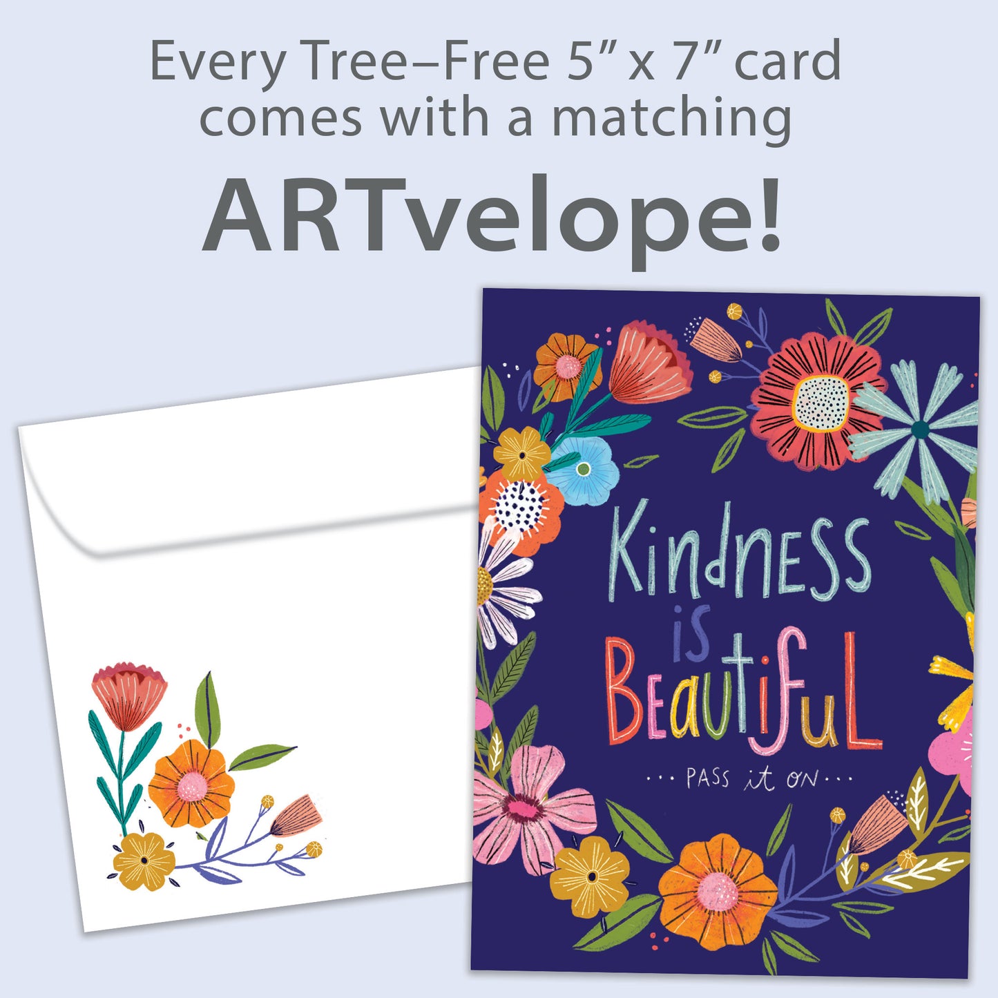 Kindness is Beautiful Thank You Card