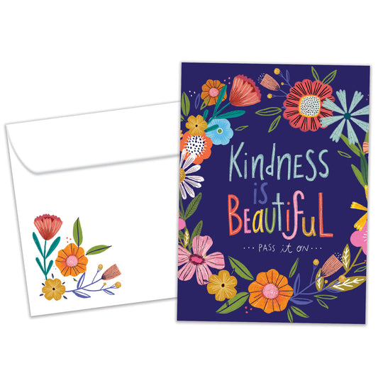 Kindness is Beautiful Thank You Card