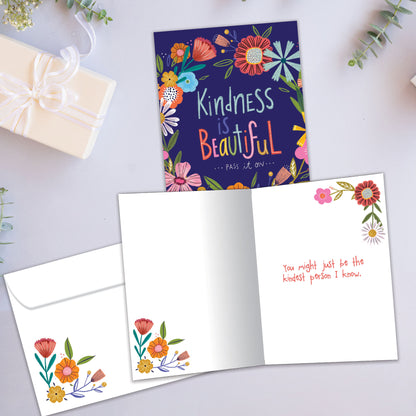 Kindness is Beautiful Thank You Card