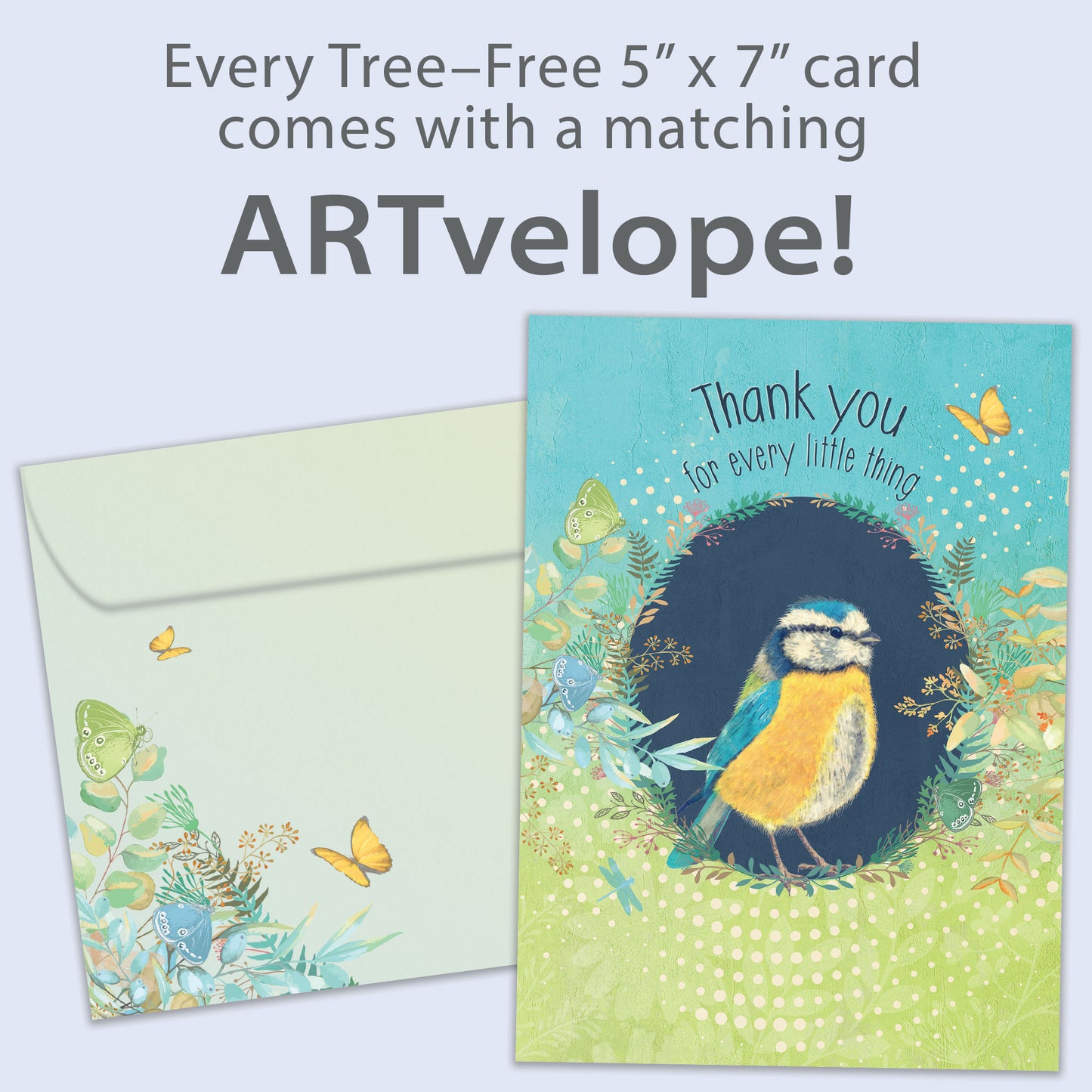 Bird Kindness Thank You Card