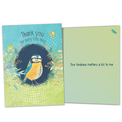 Bird Kindness Thank You Card
