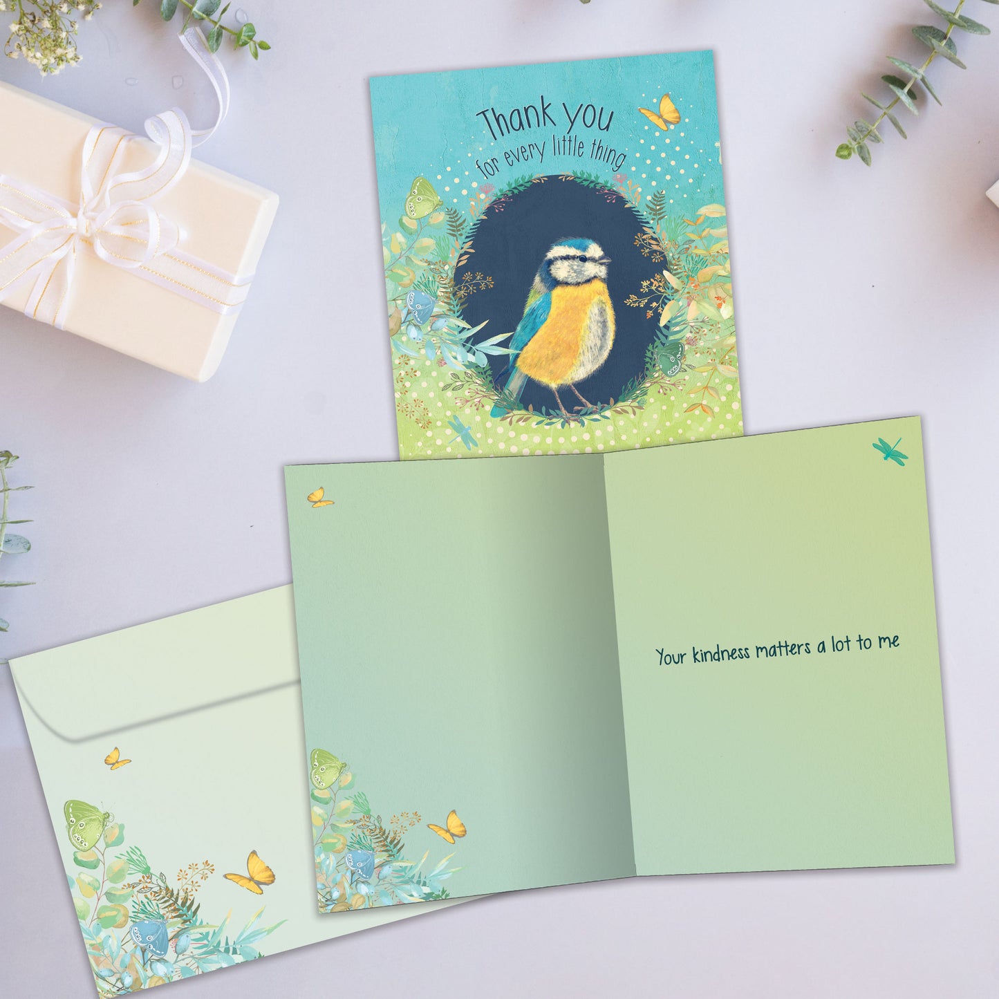 Bird Kindness Thank You Card