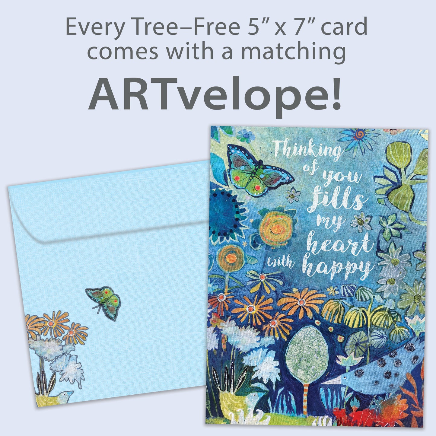 Fills My Heart Thinking of You Card