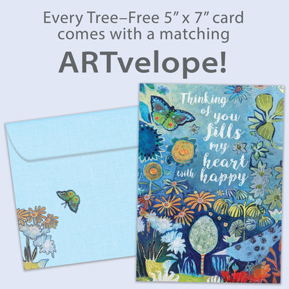Fills My Heart Thinking of You Card