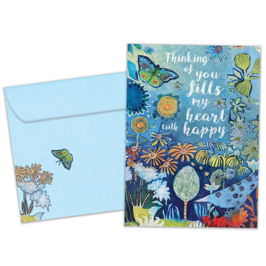 Fills My Heart Thinking of You Card