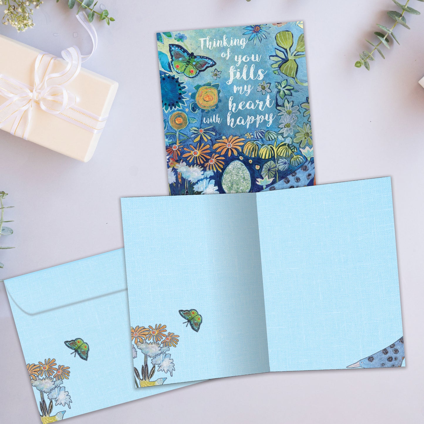 Fills My Heart Thinking of You Card