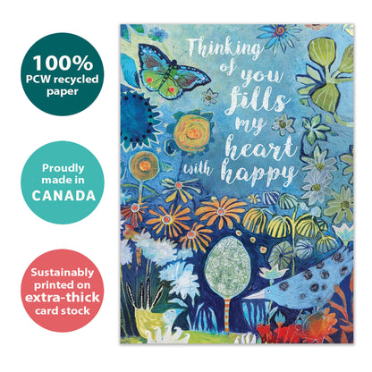 Fills My Heart Thinking of You Card
