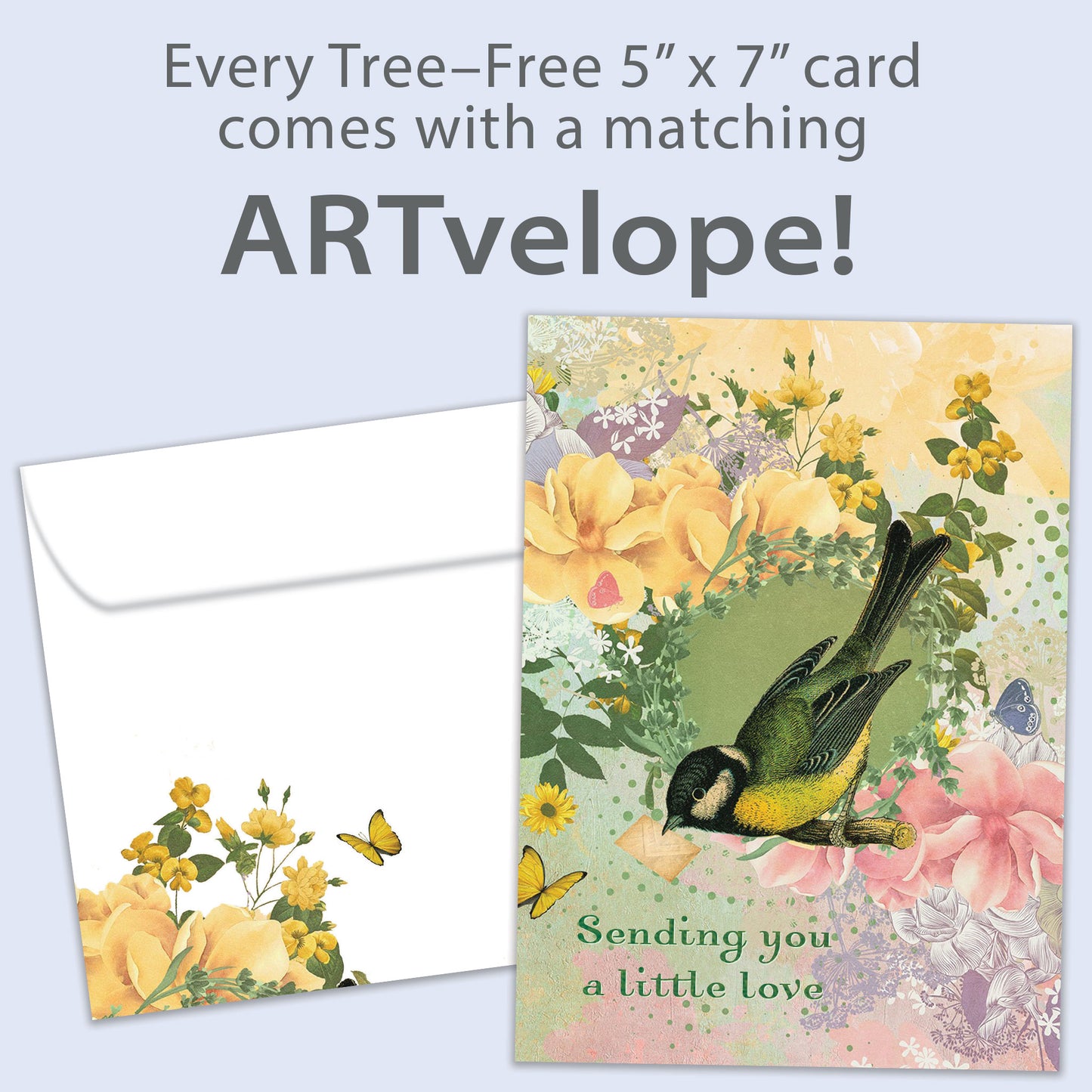 Sending Love Birdie Thinking of You Card